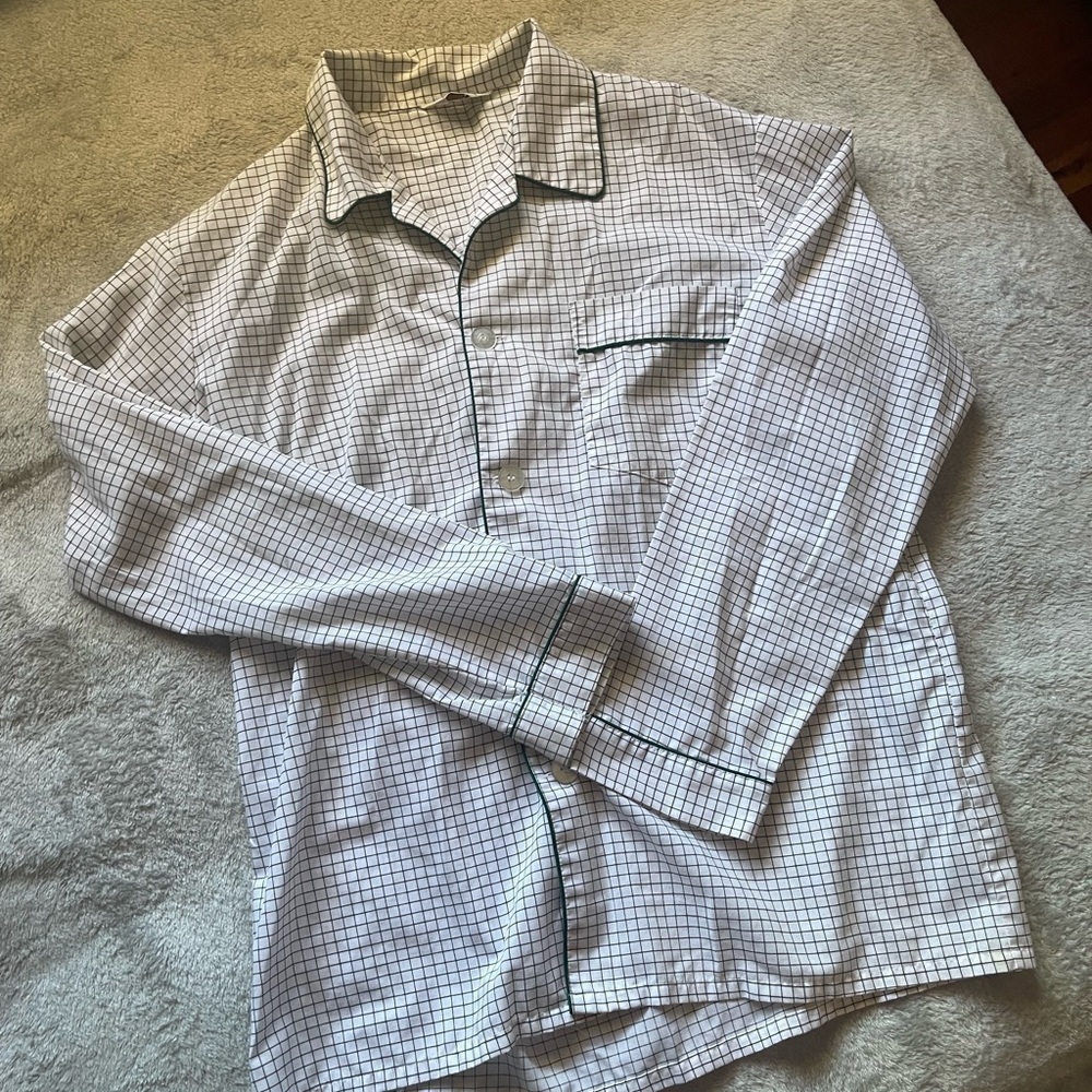 Vintage 70s Grid Pattern JcPenneys Button Up Shirt